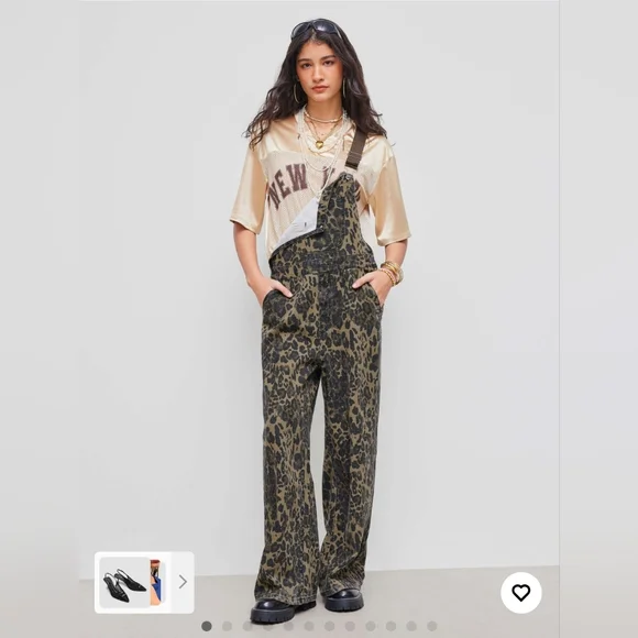 Cider Leopard Overalls - Picture 3 of 7
